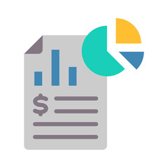 Sticker - Financial Report Icon