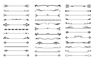 Vector Exquisite Ornamental and Page Decoration Designs elements.