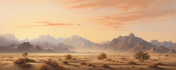 Sticker - desert landscape