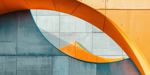 Canvas Print - geometry of modern architecture