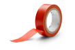 Adhesive tape on the white background