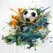 Moderner Fußball, made by AI