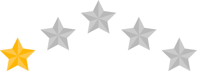 Wall Mural - One star rating