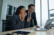 © Thongden_studio - two business people working at office
