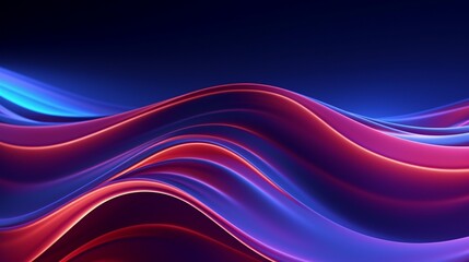 abstract background with wavy glowing neon lines colorful wallpaper