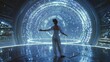 Galactic Dance Odyssey: Artists Defy Gravity in a Space Colony’s Holographic Showcase