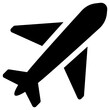 plane icon, simple vector design