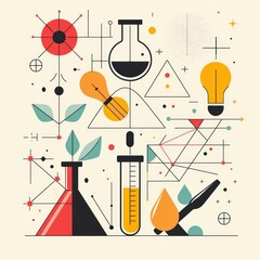 Poster - Approach to Education. Geometric Foundations Exploring Abstract Shapes and Patterns in Modern Learning