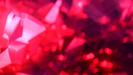 Poster - abstract red crystal background. 3d rendering, 3d illustration. abstract background red diamond, ai 