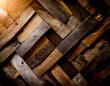 design of dark wood background planks