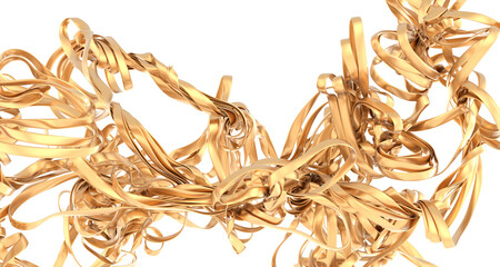 Poster - Gold shiny wall abstract background texture, Beatiful Luxury and Elegant