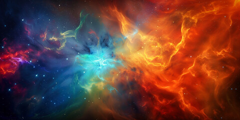 Nebula in space