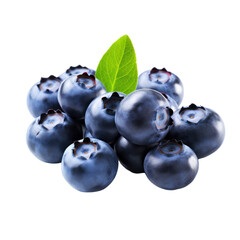 Wall Mural - Blueberry Isolated on transparent background