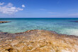 Grand Cayman Island Rocky Beach And Caribbean Sea