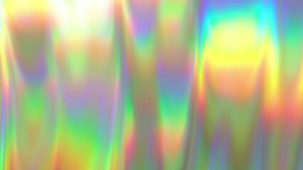 Wall Mural - Looped animated abstract background of a texture of iridescent light colors