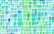 abstract vector stained-glass mosaic background - light blue and green