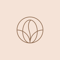 Geometric Coffee Logo