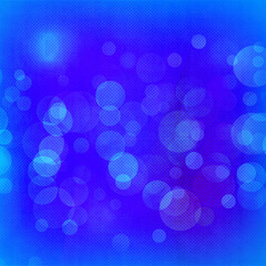 Blue bokeh background banner for Party, ad, event, poster and various design works