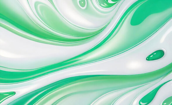Moderner grüner Bannerhintergrund. Grafikdesign-Bannermuster-Hintergrundvorlage mit dynamischen Wellenformen.