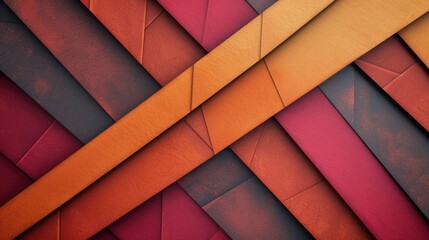 Poster - Detailed shot of a vibrant red and orange wall, suitable for background use