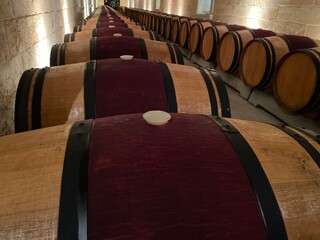 barrels of wine