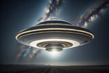 Fototapeta Niebo - UFO, unidentified flying object.