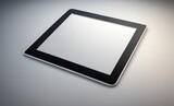 Fototapeta Niebo - Tablet with white blank screen.