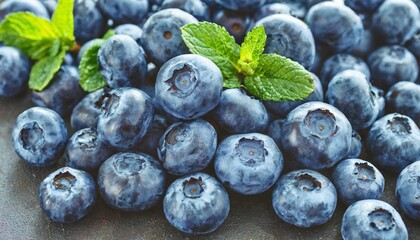 Wall Mural - fresh blueberry