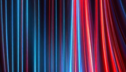Wall Mural - elegant vertical glowing blue red abstract lines background