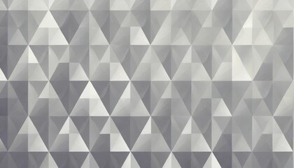 Wall Mural - white gray halftone triangles pattern abstract geometric gradient background vector illustration