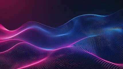 Poster - Computer Generated Wavy Lines