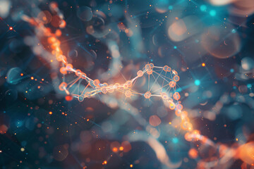 abstract background and texture of science and medical backgrounds. generative ai