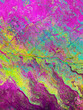 © Wizemark/Stocksy - Melted colorful vibrant veins of thin single leaf.