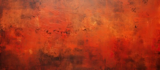 Canvas Print - A hand-painted canvas displaying a mix of red and brown hues, creating a textured background ideal for wallpaper or artistic projects.