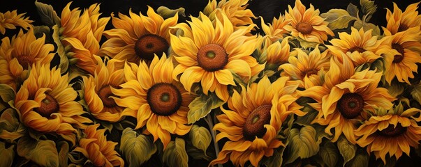 Canvas Print - Sunflowers