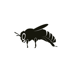 Wall Mural - bee logo icon