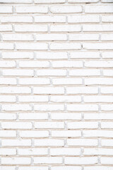 Wall Mural - Old white brick wall texture background.	
