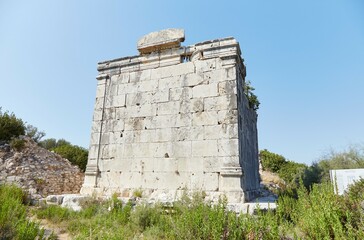 Wall Mural - The ancient Lycian and Roman ruins of Patara in Antalya Province, Turkey