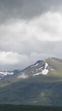 Ben Nevis Mountain Landscape In Scotland In Vertical Format