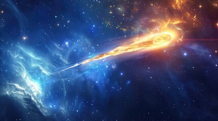 Wall Mural - a celestial event with planets aligning in a mesmerizing cosmic dance