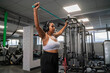 © Hernandez & Sorokina/Stocksy - Plus Size Woman Exercise Using Resistance Band At Gym