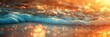 Abstract Blur Bokeh Light On Sea, HD, Background Wallpaper, Desktop Wallpaper