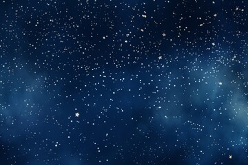 Starry Night Inspiration in a Dark Blue Background with Dots that Twinkle Like Distant Constellations, Generative AI