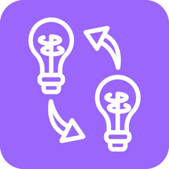 Poster - Exchange Ideas Icon Style