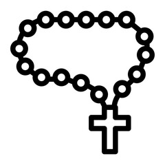 Sticker - rosary