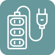 Extension Cord Icon Style