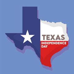 Poster - Celebrating Texas Independence Day United States