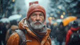 Fototapeta  - european farmer at protest