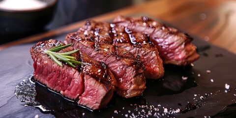 Wagyu beef perfectly marbled and ready to grill or smoke