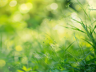 green nature background